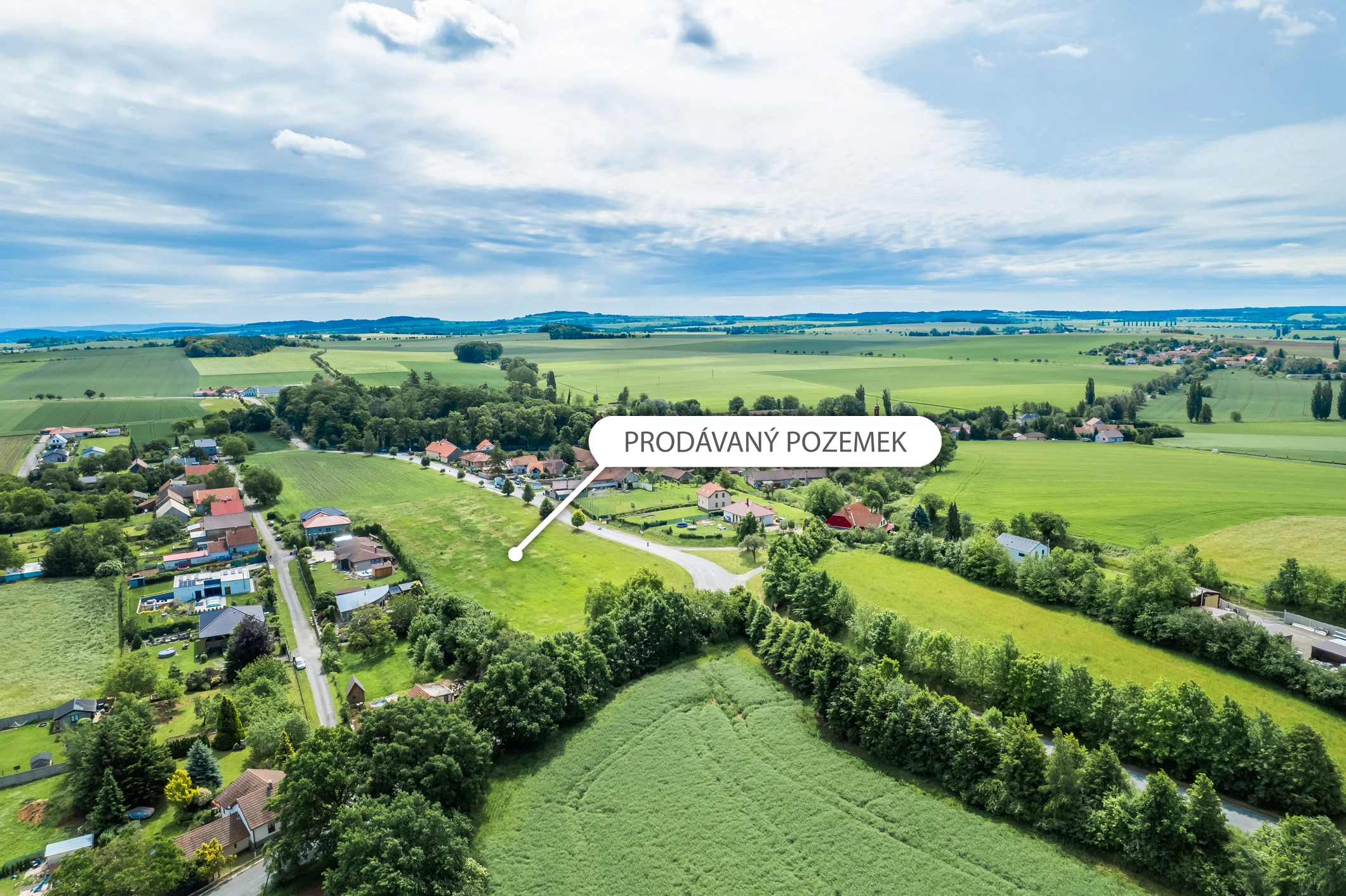 NA PRODEJ – Stavební pozemek 9&nbsp;004 m2, Polní Voděrady