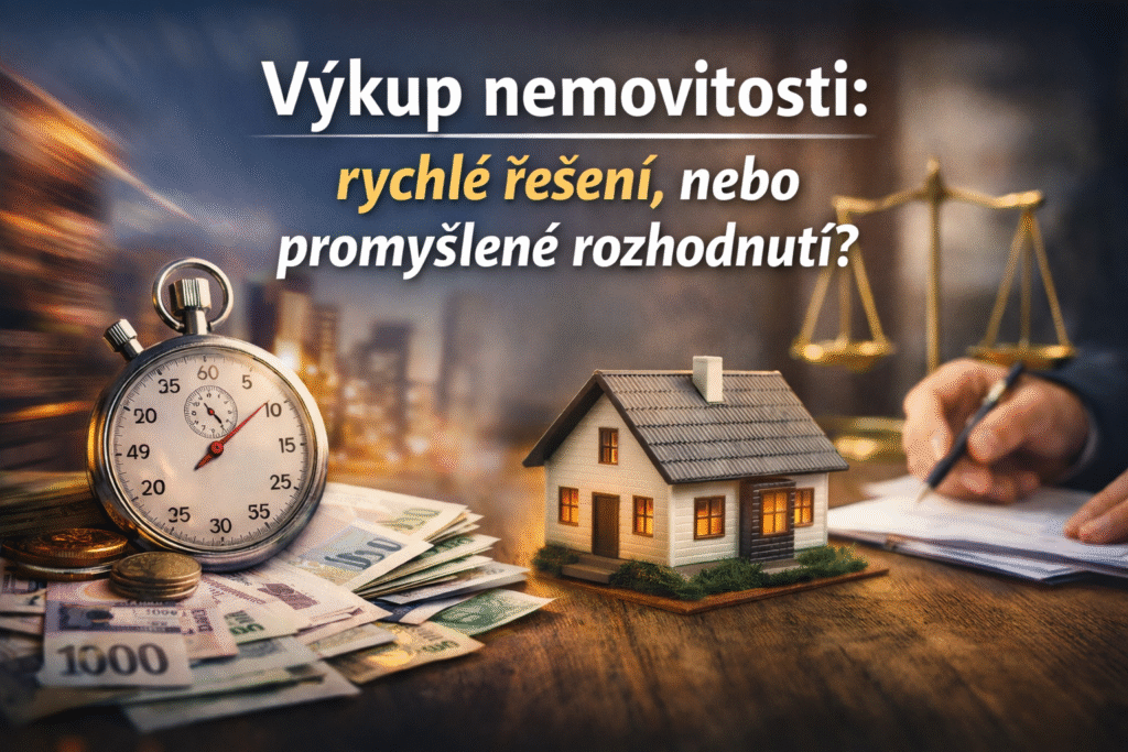 Výkup nemovitosti: rychlé řešení, nebo promyšlené rozhodnutí?