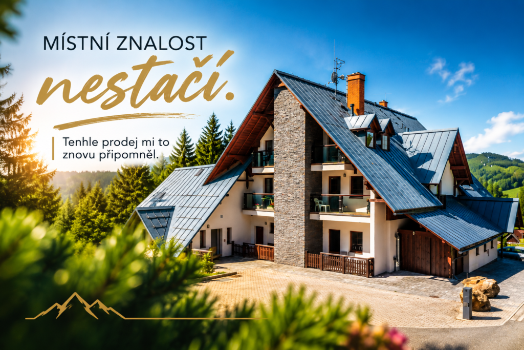 Místní znalost nestačí. Tenhle prodej mi to znovu připomněl